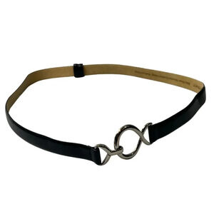 Ellen Tracy Black‎ Adjustable Belt Circle and Hook Closure OS